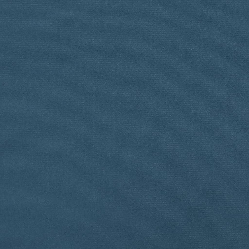 vidaXL Bedframe Donkerblauw Fluweel 120x200 cm - 55% Korting!