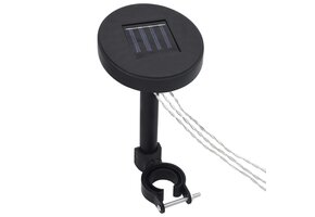 vidaXL Zonne-energie Lichtslinger Prieel - Warmwit LED - 60% Korting!