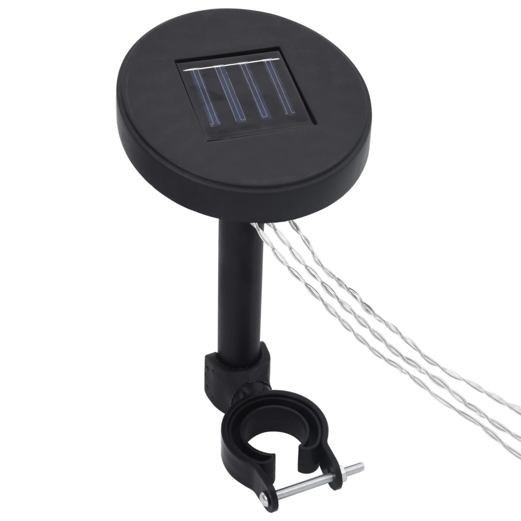 vidaXL Zonne-energie Lichtslinger Prieel - Warmwit LED - 60% Korting!