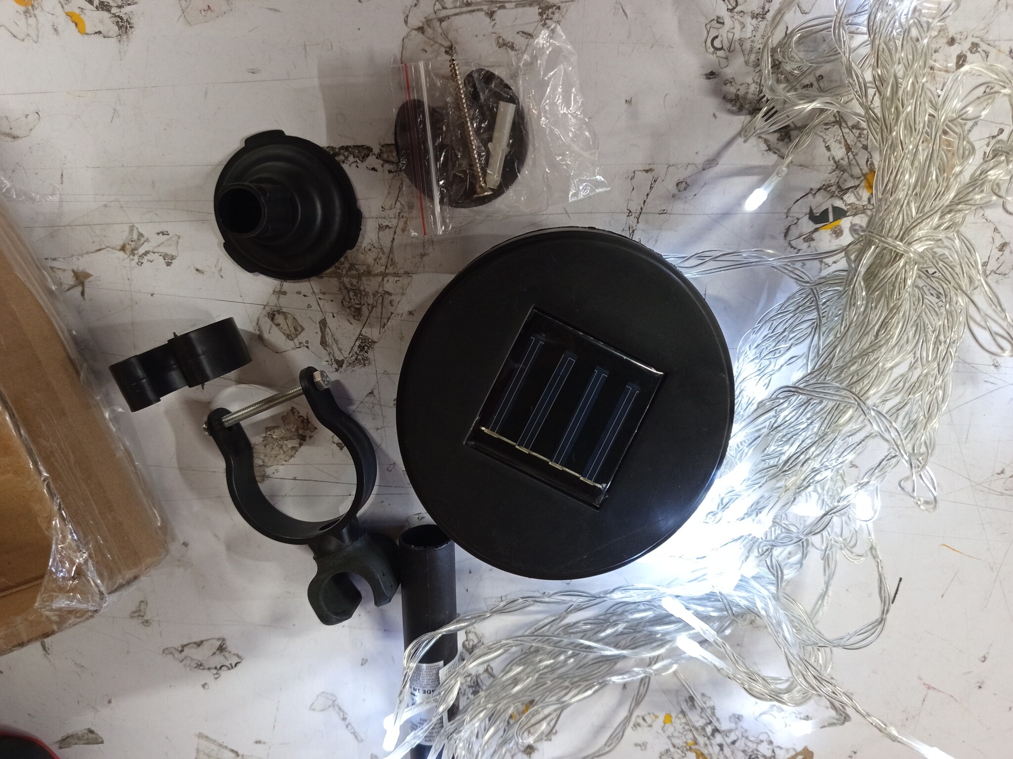 vidaXL Zonne-energie Lichtslinger Prieel - Warmwit LED - 60% Korting!