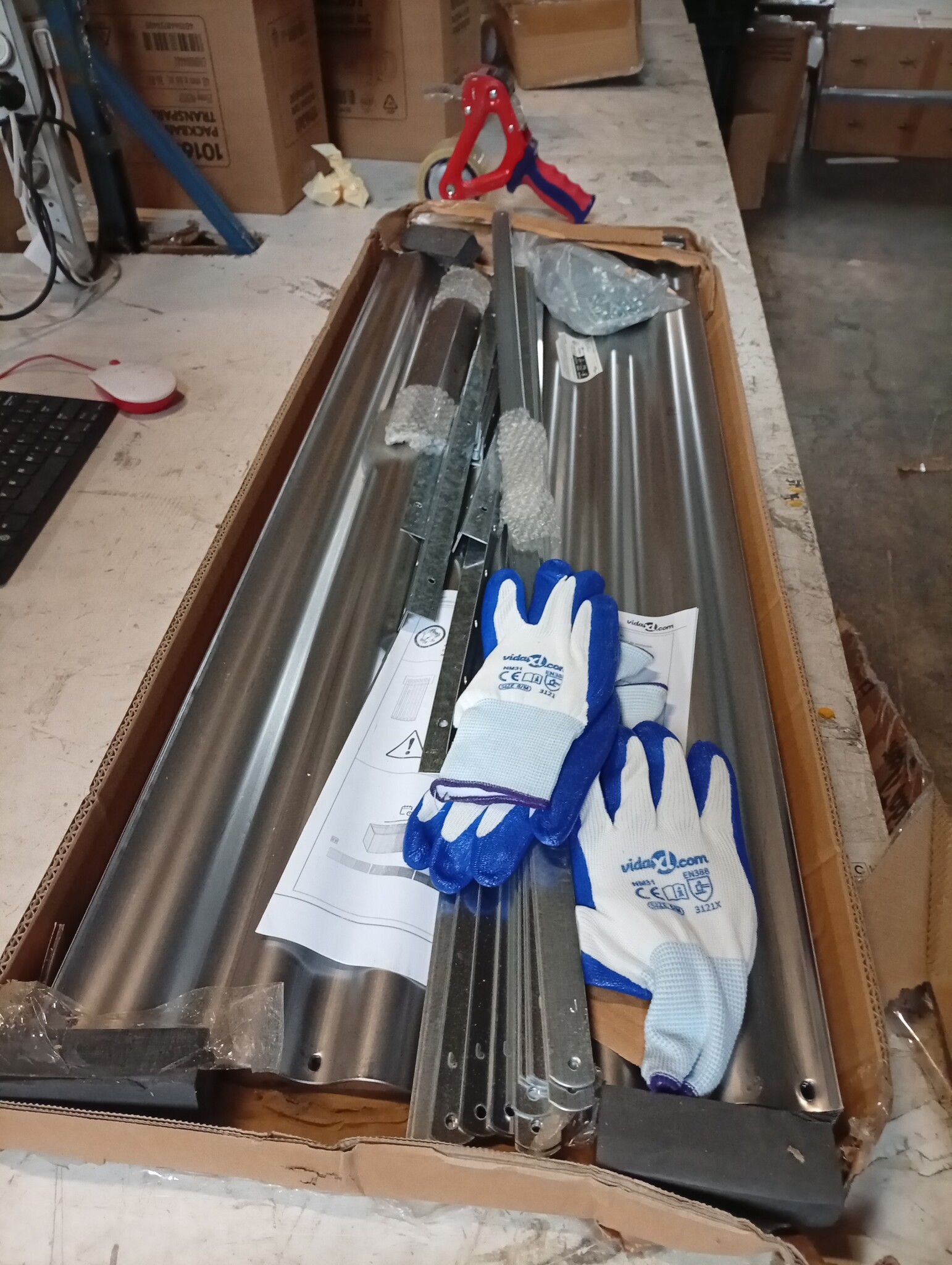 vidaXL Verhoogde Plantenbak Cortenstaal 960x100x36cm - 55% Korting!