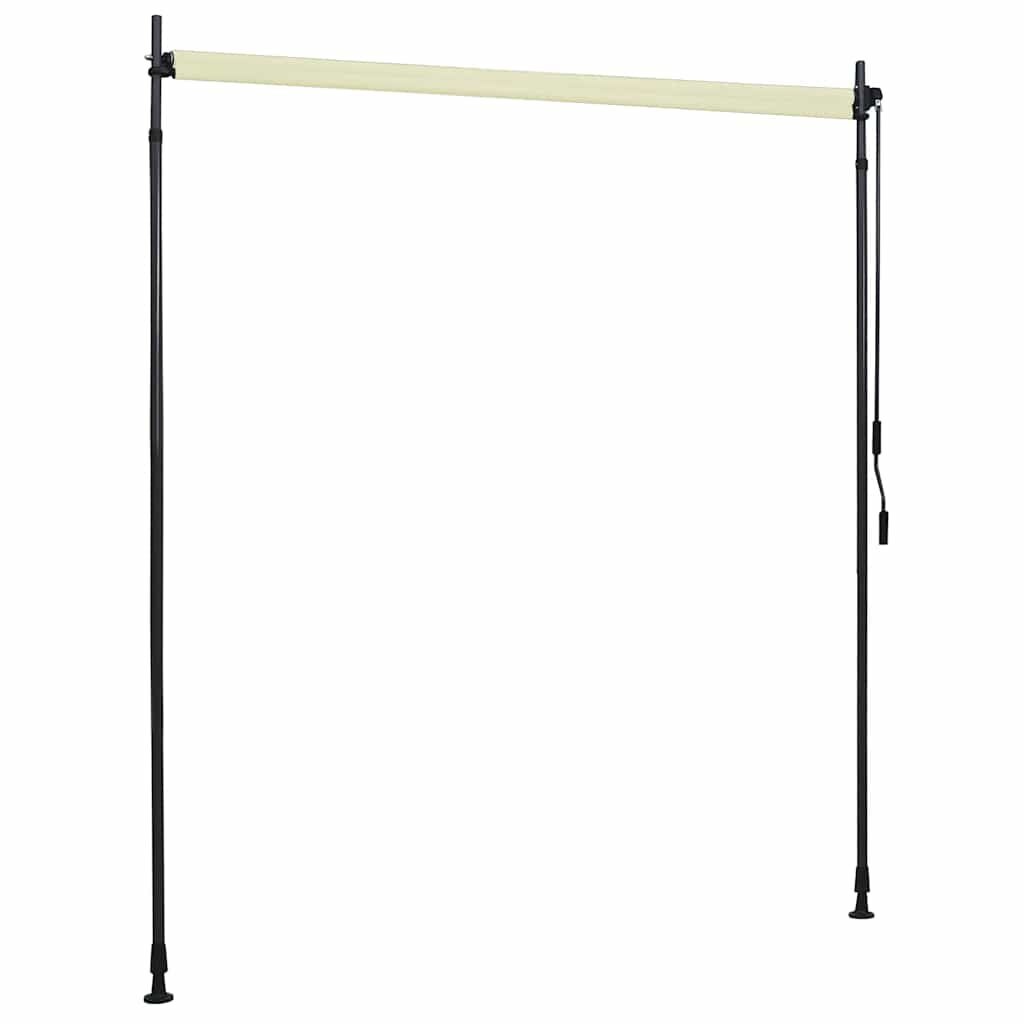 vidaXL Rolgordijn Buiten Crème 200x270cm - 65% Korting! Profiteer Nu!