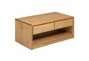 VidaXL SAUDA Salontafel Grenenhout Eikenkleurig - 64% Korting!