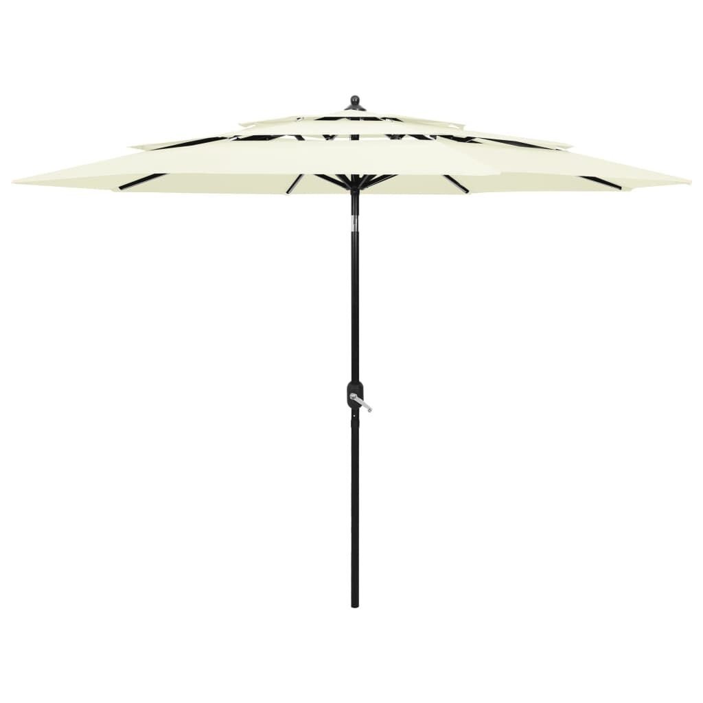 VidaXL Parasol Zandkleurig (3m) - 68% Korting! Goede Staat!
