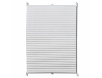 Plisséjaloezie Wit 110x125 cm - Retourneerde Kwaliteit met 51% Korting!