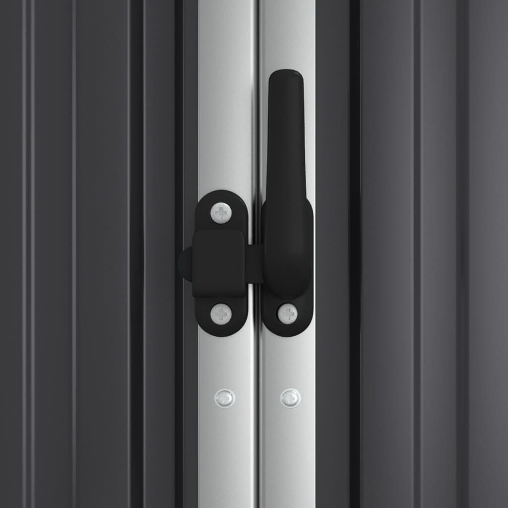 vidaXL Tuinschuur Antraciet (40% Korting!) - Gevl. Staal