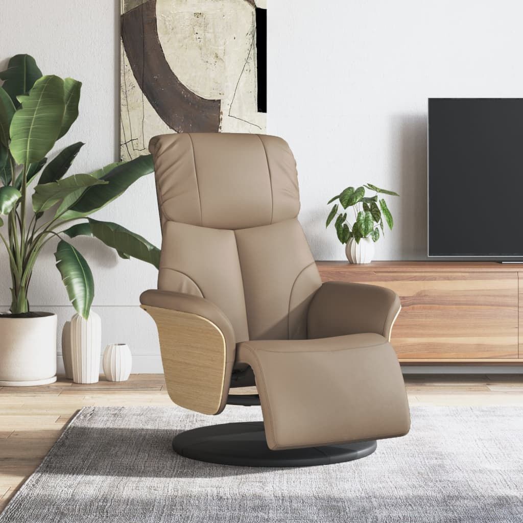 VidaXL Fauteuil Cappuccino Kunstleer - 40% Korting! Slechts 1 op voorraad!