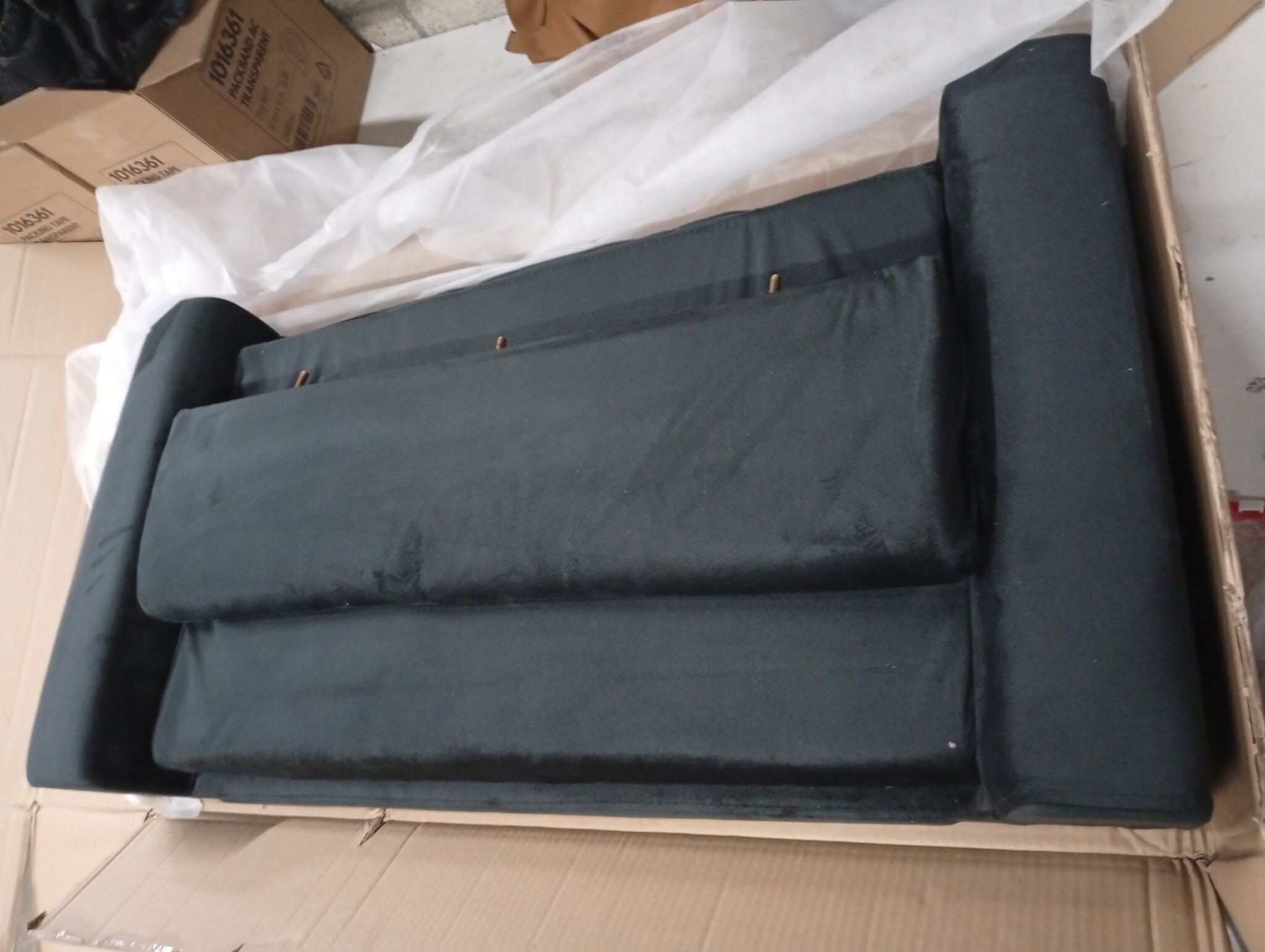 VidaXL Hondenmand Fluweel Zwart 100cm - 55% Korting!