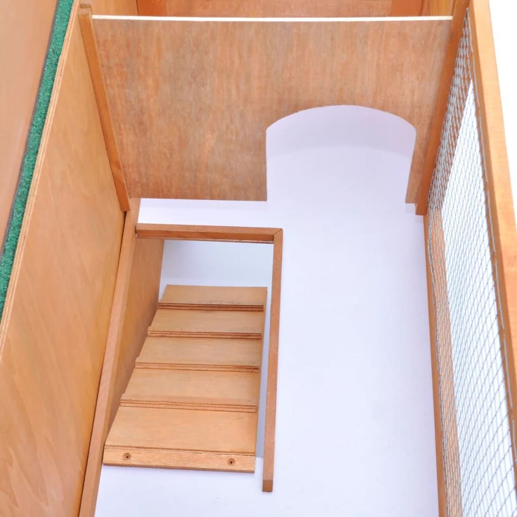 VidaXL Konijnenhok Buiten Hout - 40% Korting! Ruim & Veilig!