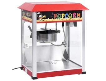 VidaXL Popcornmaker 1400W Teflonpan - 40% Korting!