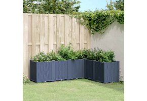 Retourtje: Grote Plantenbak Grijs 160x120x53cm - 55% Korting!