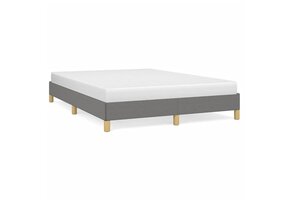 vidaXL Bedframe Donkergrijs 160x200cm - Nu 60% Korting!