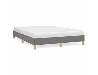 vidaXL Bedframe Donkergrijs 160x200cm - Nu 60% Korting!