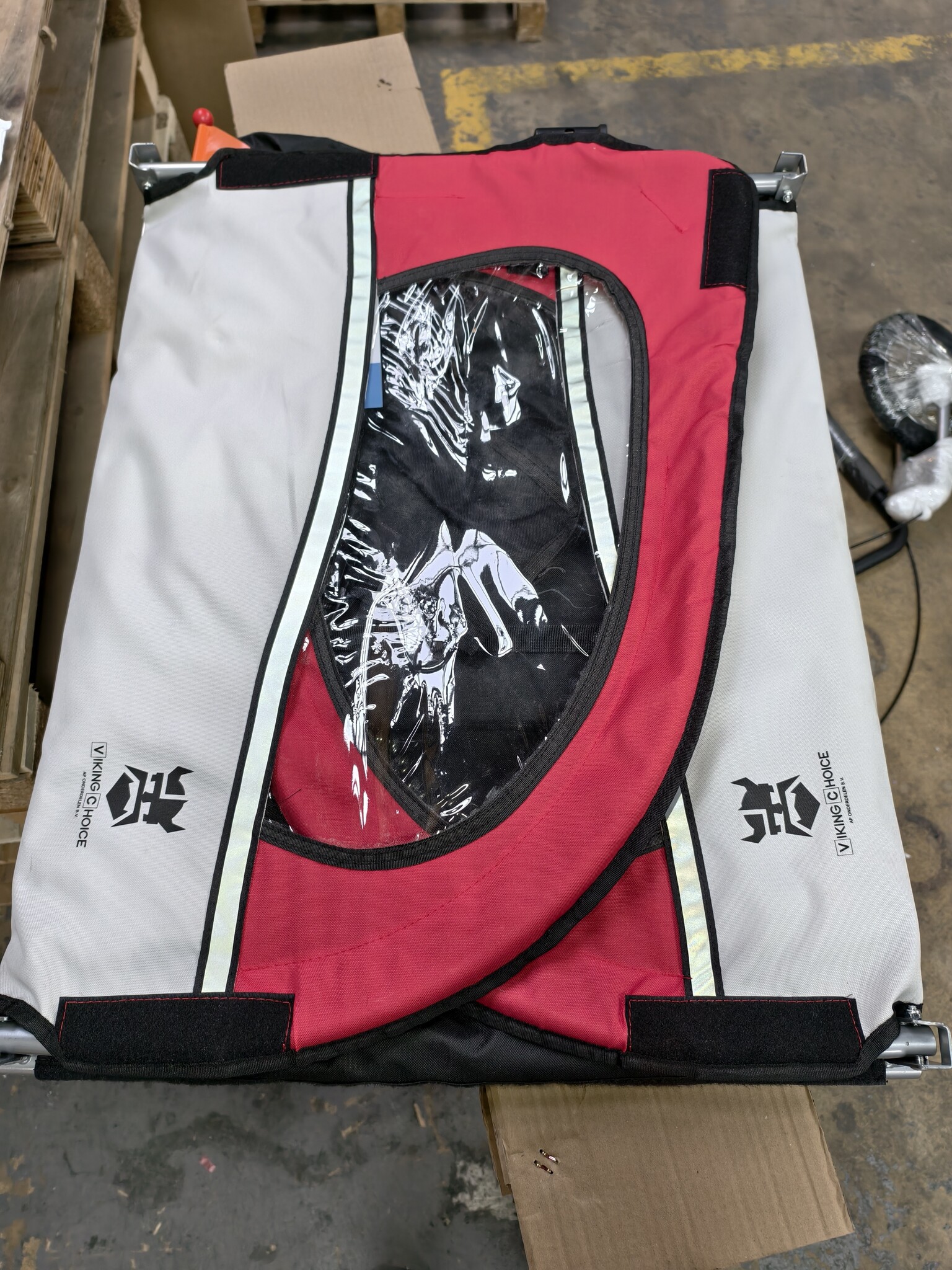 Fietskar Kind - 40% Korting! - Rood - Met Schokbreker & Kinderwagen Functie