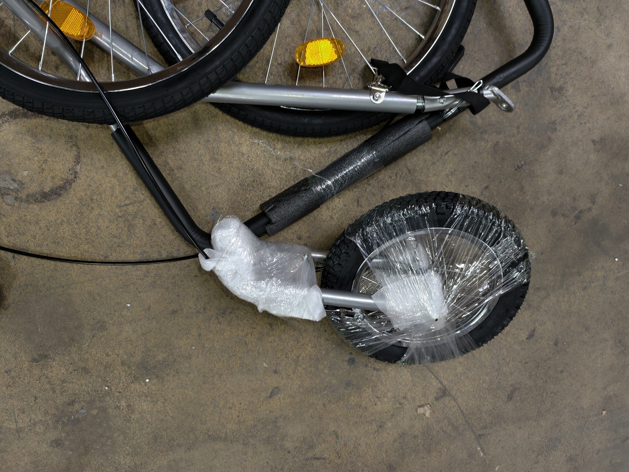 Fietskar Kind - 40% Korting! - Rood - Met Schokbreker & Kinderwagen Functie