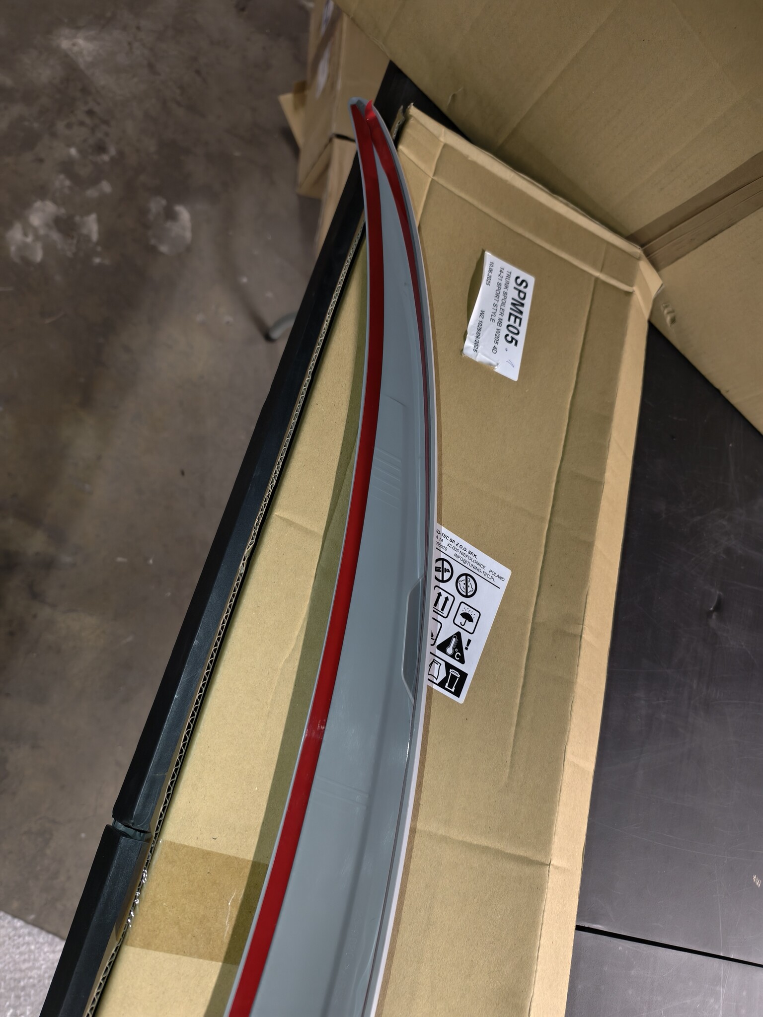 Dakspoiler Mercedes W205 4D (14-21) Sport - 46% Korting!