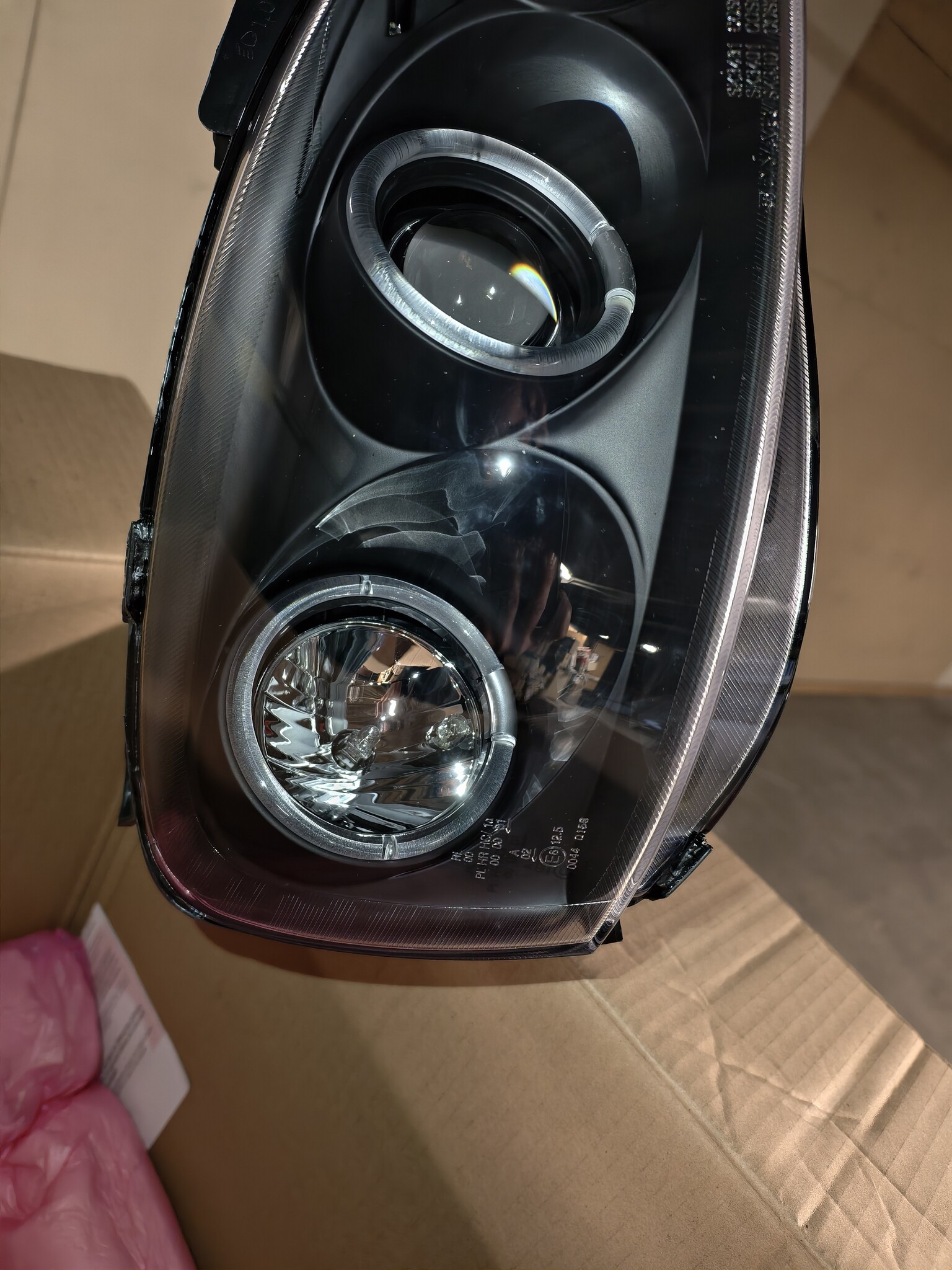 Koplampen Dual Halo Angel Eyes Zwart - Opel Corsa C (2000-2009) - 55% Korting!