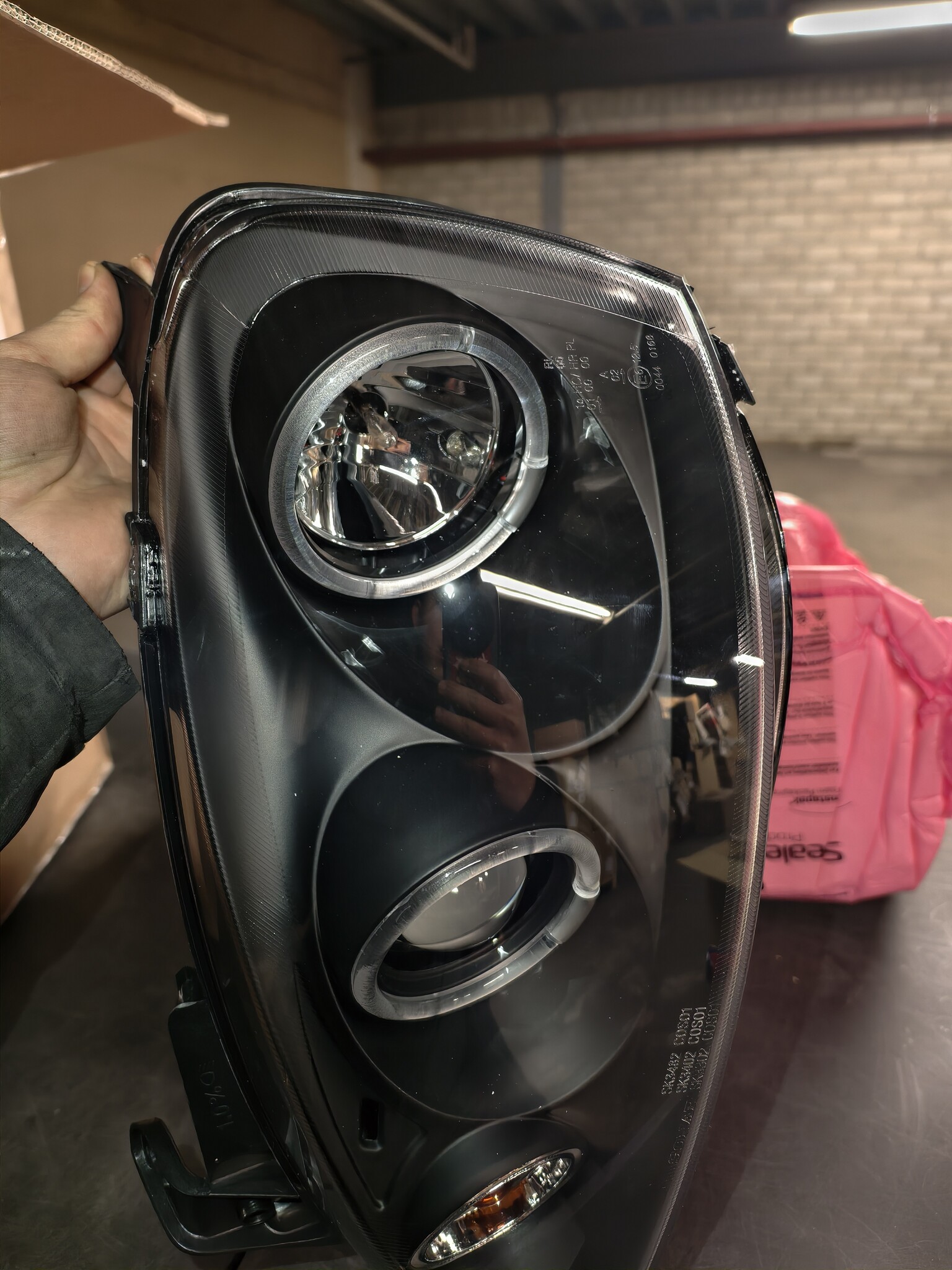 Koplampen Dual Halo Angel Eyes Zwart - Opel Corsa C (2000-2009) - 55% Korting!