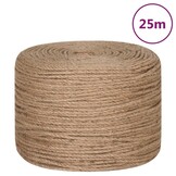 vidaXL Jute Touw 25m (8mm dik) - 35% Korting! Ongebruikt