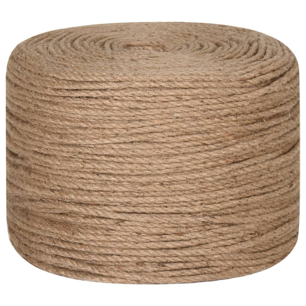 vidaXL Jute Touw 25m (8mm dik) - 35% Korting! Ongebruikt