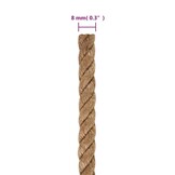 vidaXL Jute Touw 25m (8mm dik) - 35% Korting! Ongebruikt