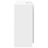 VidaXL Opbergkast Wit (81% Korting!) - Bewerkt Hout - 40x45x103,5 cm