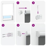 vidaXL Rolgordijn Verduisterend 120x210 cm - 35% Korting!