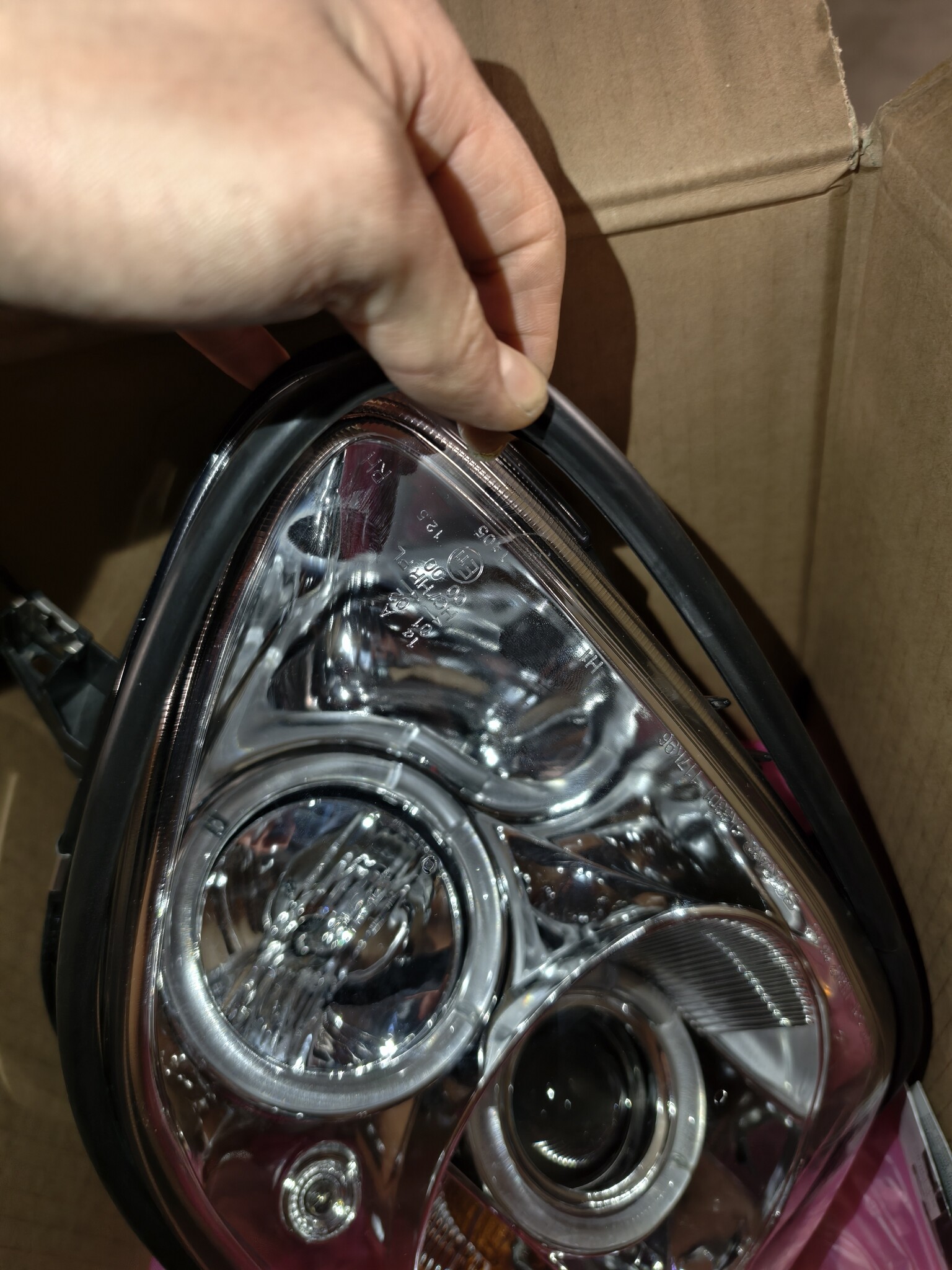 Koplampen Mercedes R170 SLK (96-04) Angel Eyes Chroom - 55% Korting!