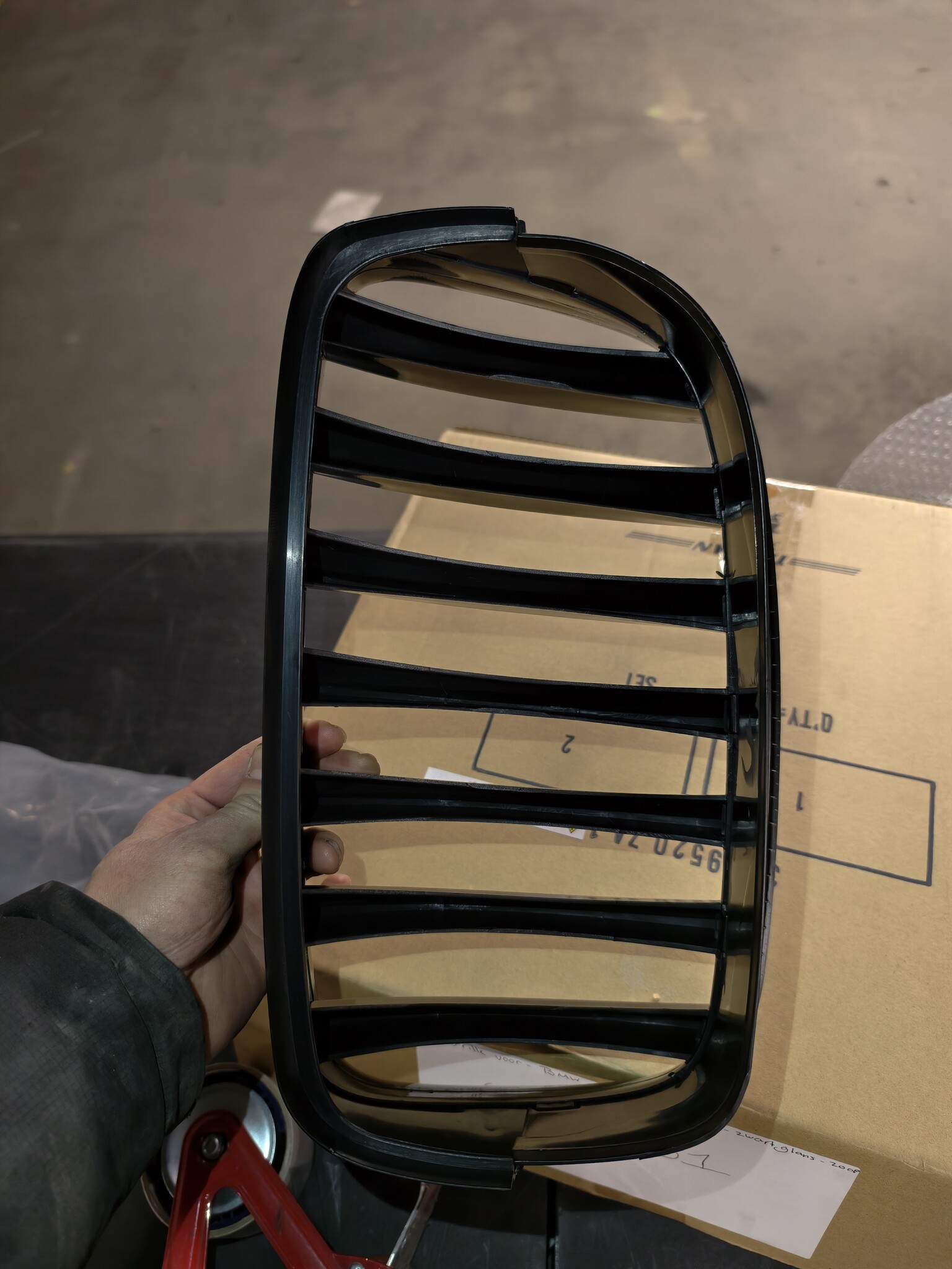 Grill BMW X5 E70/X6 E71 (vanaf '08) Glans Zwart - 50% Korting!