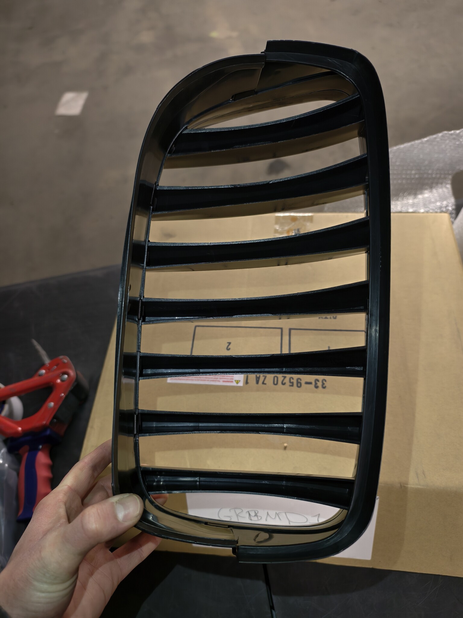 Grill BMW X5 E70/X6 E71 (vanaf '08) Glans Zwart - 50% Korting!