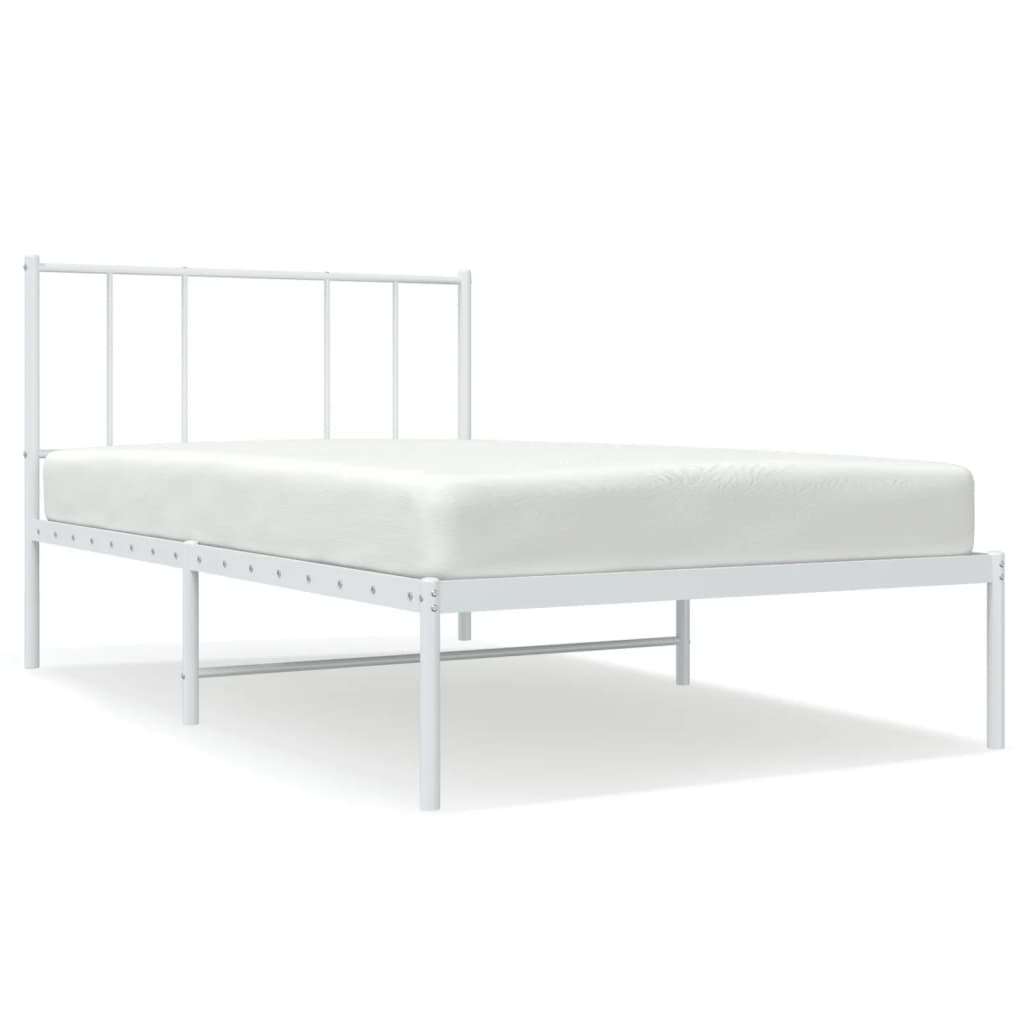 VidaXL Metalen Bedframe Wit 90x200 cm - 55% Korting!