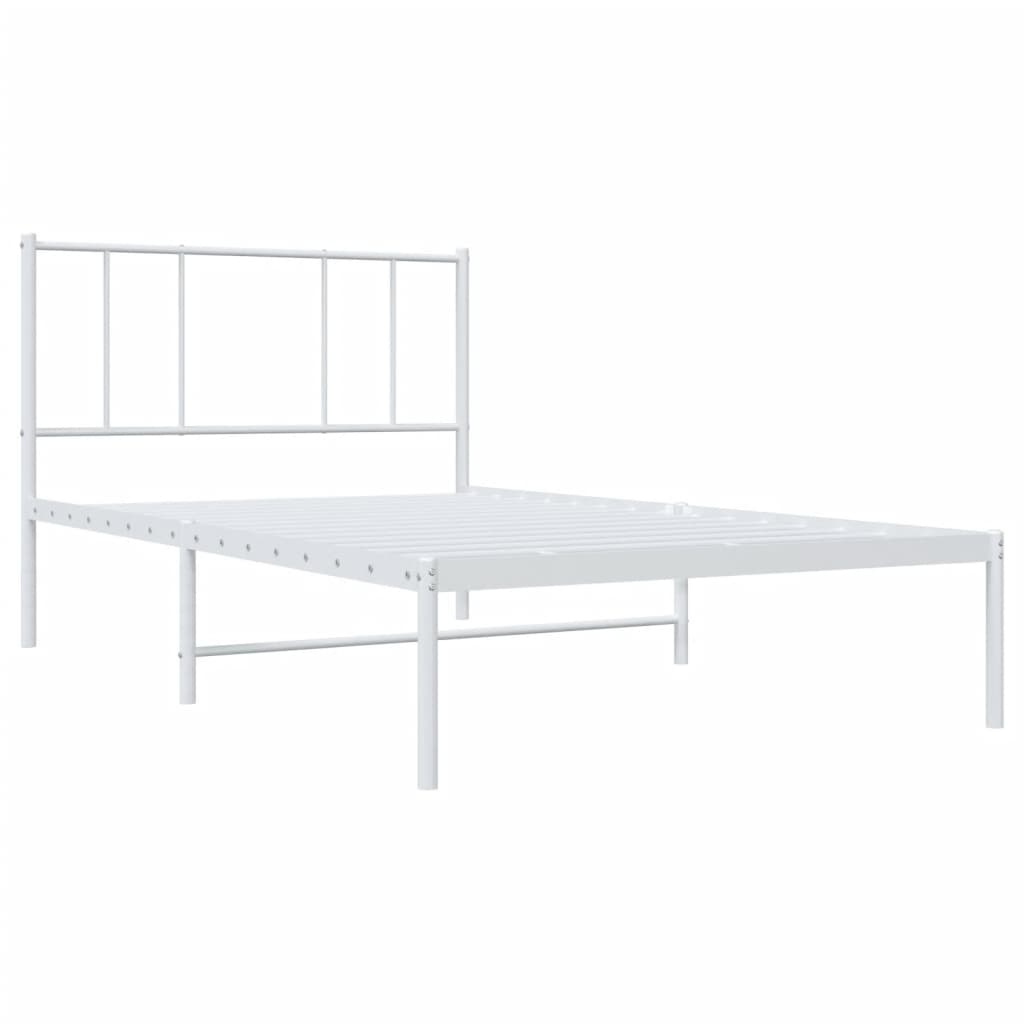 VidaXL Metalen Bedframe Wit 90x200 cm - 55% Korting!