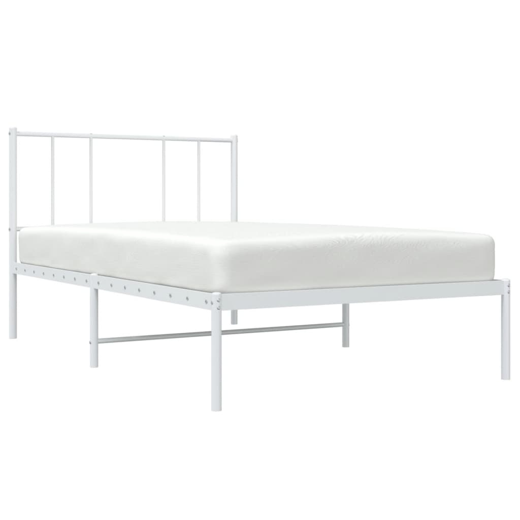 VidaXL Metalen Bedframe Wit 90x200 cm - 55% Korting!