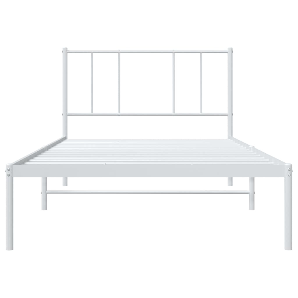VidaXL Metalen Bedframe Wit 90x200 cm - 55% Korting!