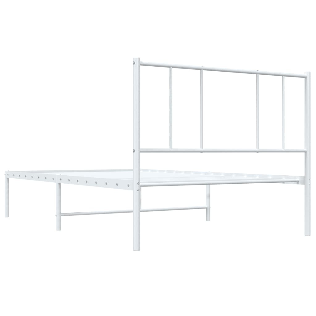 VidaXL Metalen Bedframe Wit 90x200 cm - 55% Korting!