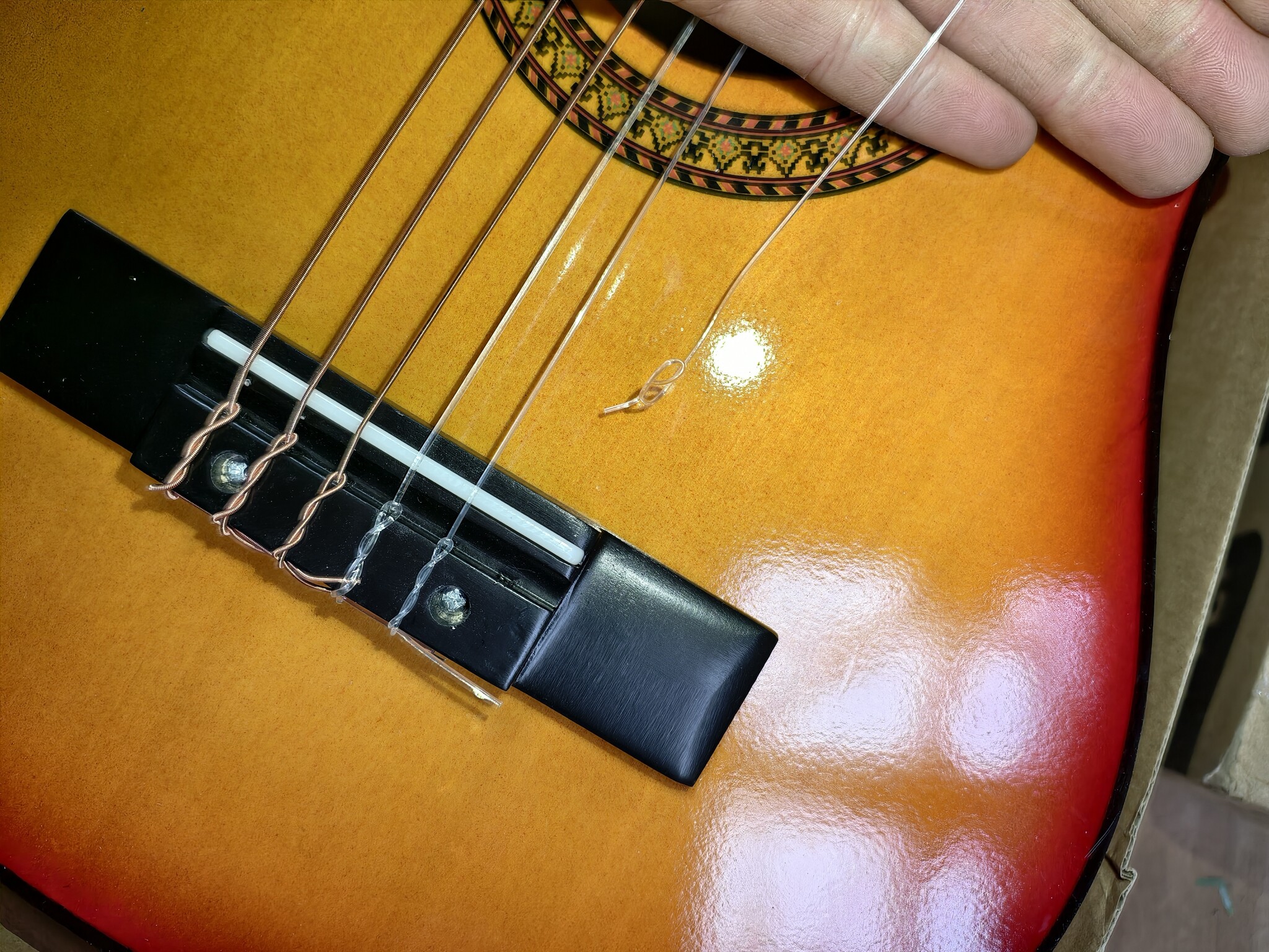 Kinder Gitaar Akoestisch Oranje - 40% Korting! - Vanaf 3 Jaar