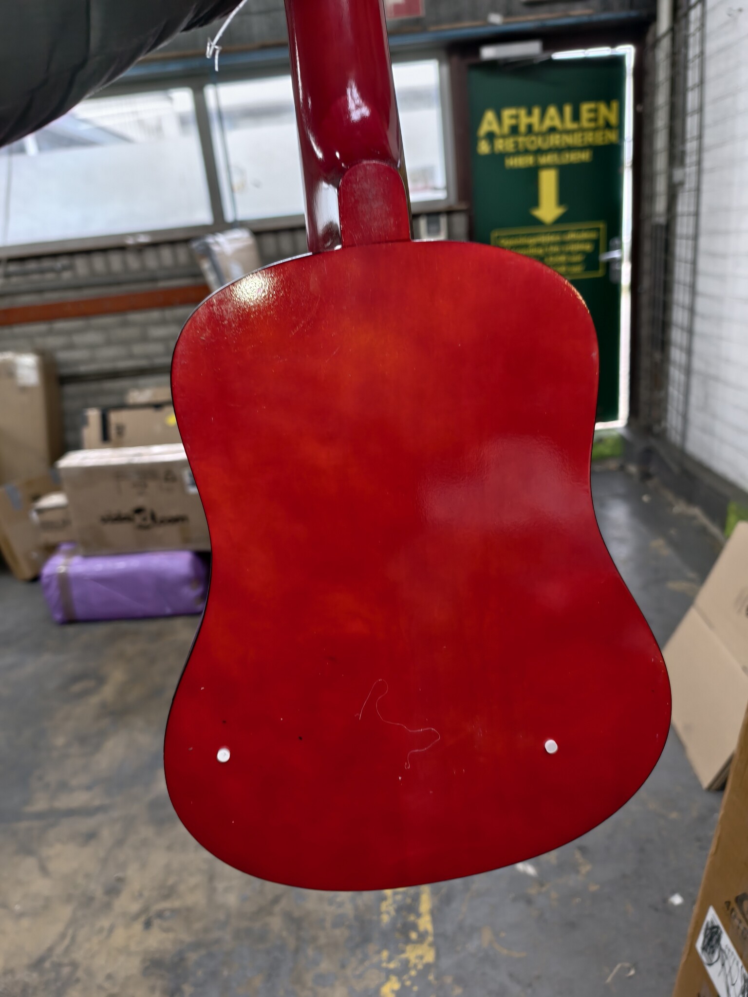 Kinder Gitaar Akoestisch Oranje - 40% Korting! - Vanaf 3 Jaar