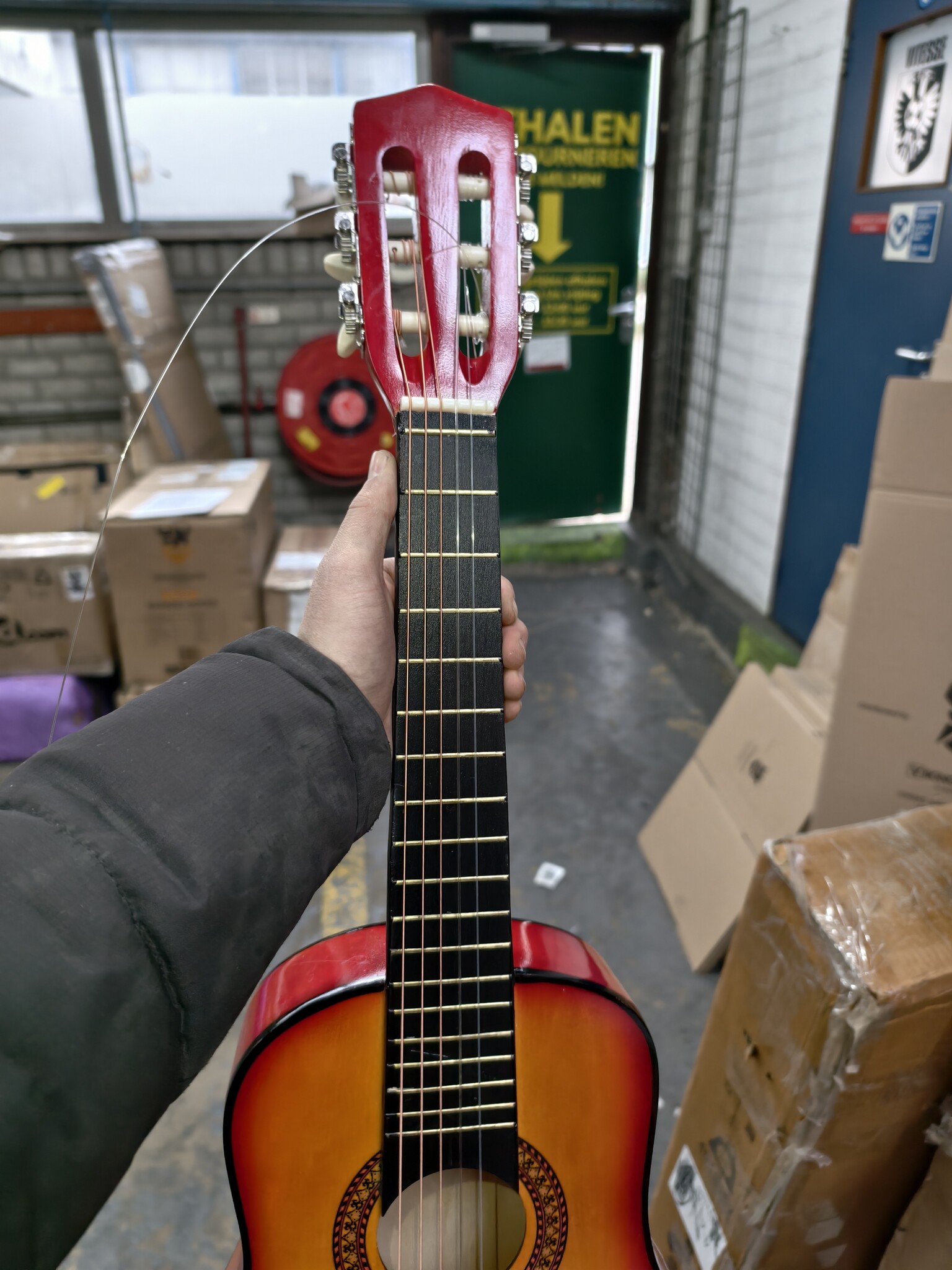 Kinder Gitaar Akoestisch Oranje - 40% Korting! - Vanaf 3 Jaar