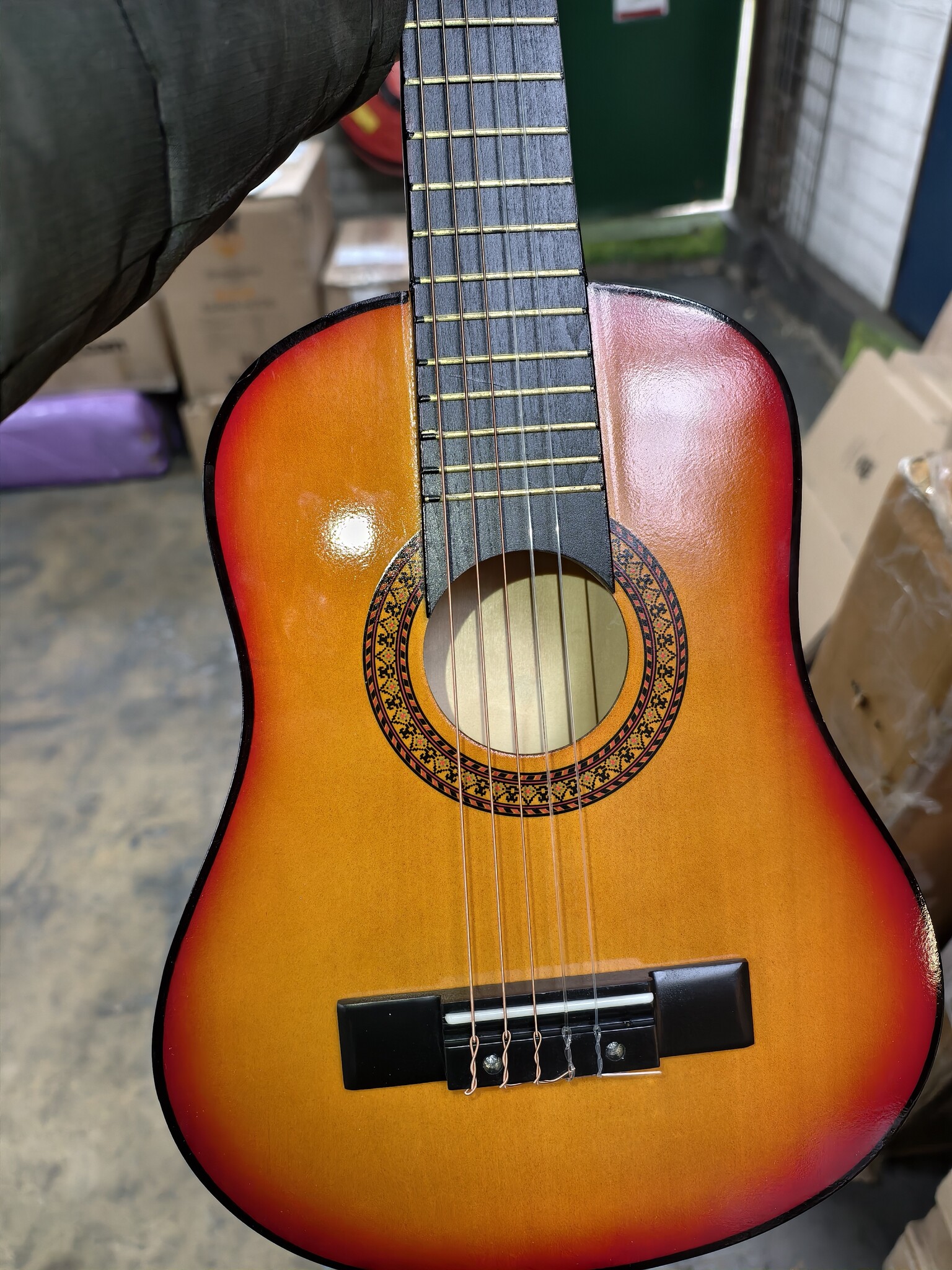 Kinder Gitaar Akoestisch Oranje - 40% Korting! - Vanaf 3 Jaar