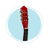 Kinder Gitaar Akoestisch Oranje - 40% Korting! - Vanaf 3 Jaar