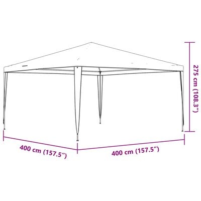 VidaXL Partytent Blauw 4x4m - Nu met 40% Korting!