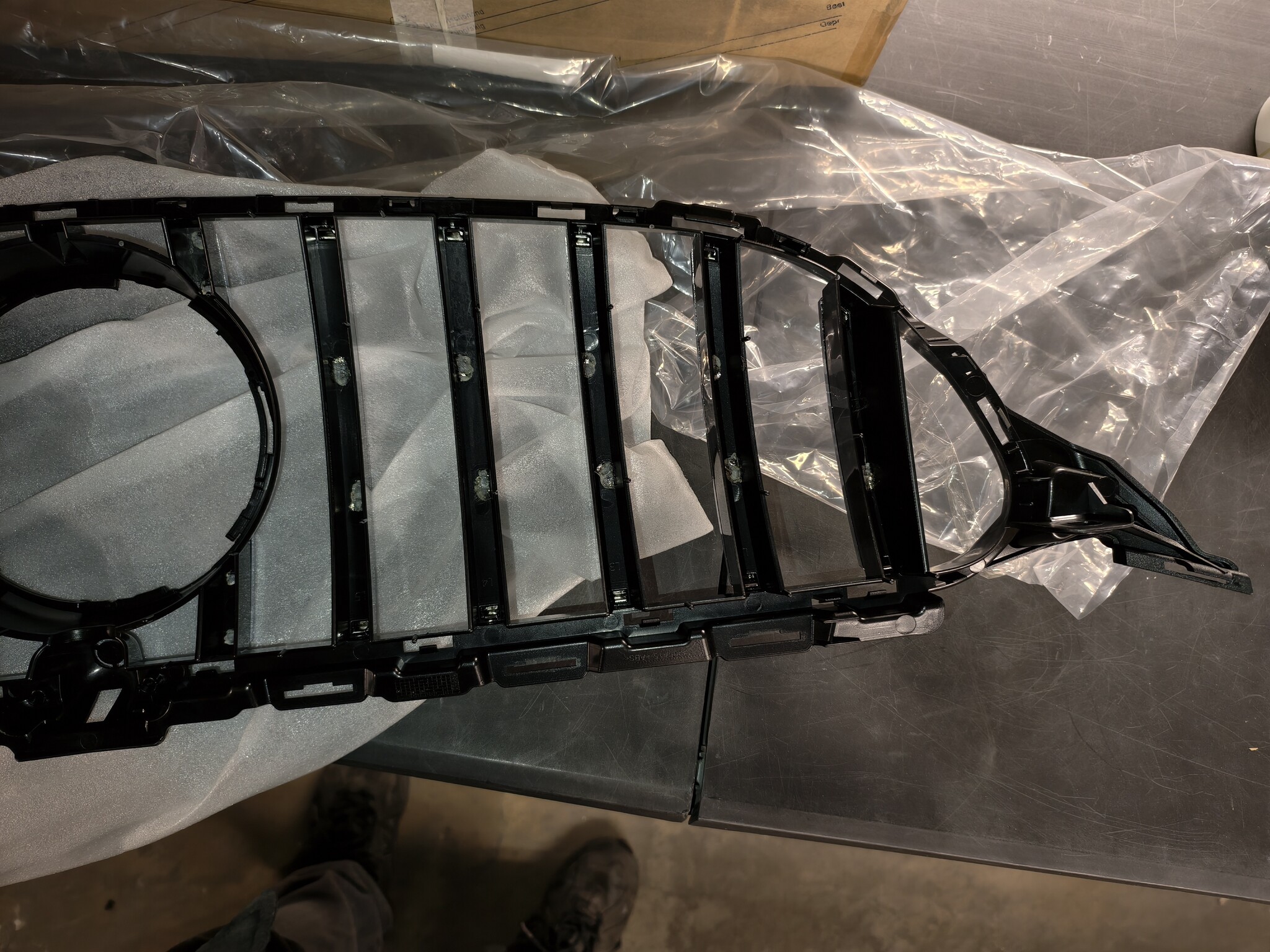 Grill MERCEDES W205 (14-18) Sport Glanzend Zwart Chroom - 50% Korting!