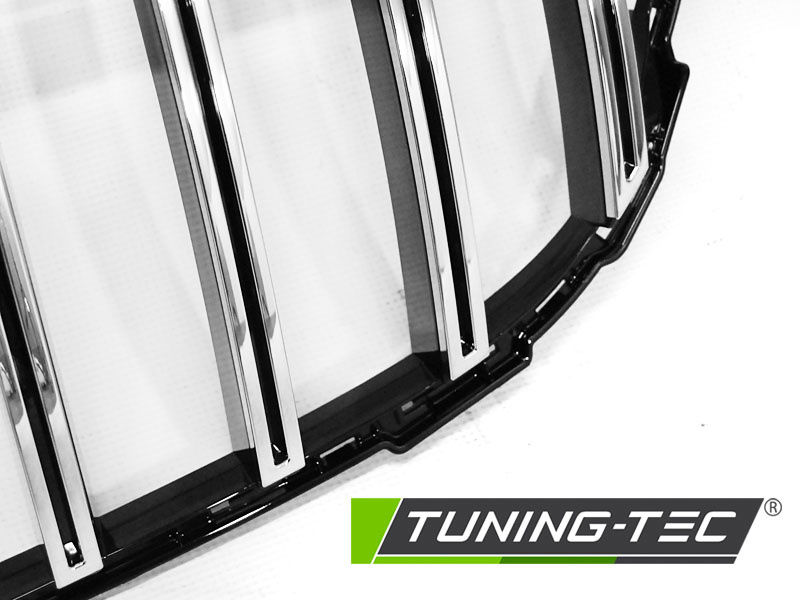 Grill MERCEDES W205 (14-18) Sport Glanzend Zwart Chroom - 50% Korting!