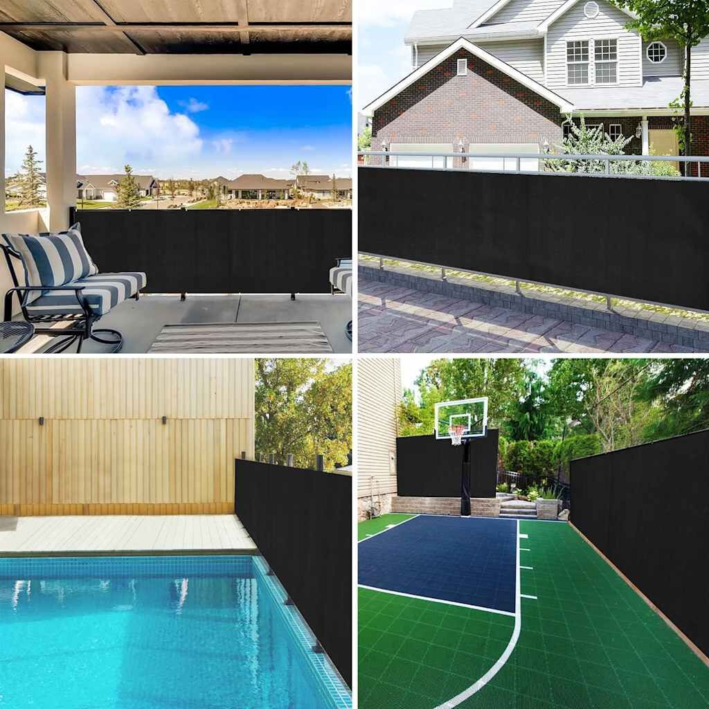 VidaXL Privacynet 75 g/m² 1x25m Antraciet - 40% Korting!