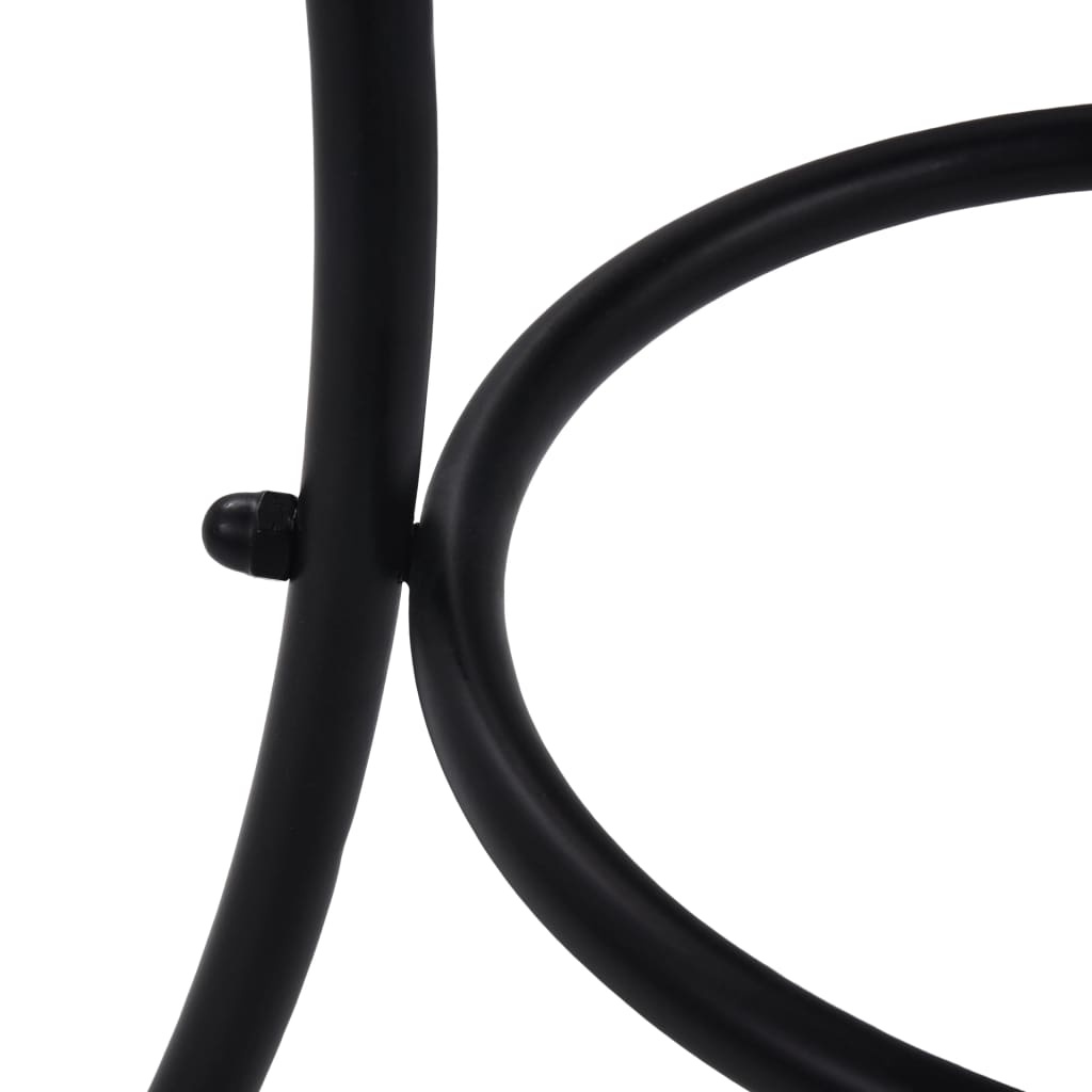 vidaXL Mozaïek Bistrotafel 60cm Keramiek Oranje/Grijs - 40% Korting!