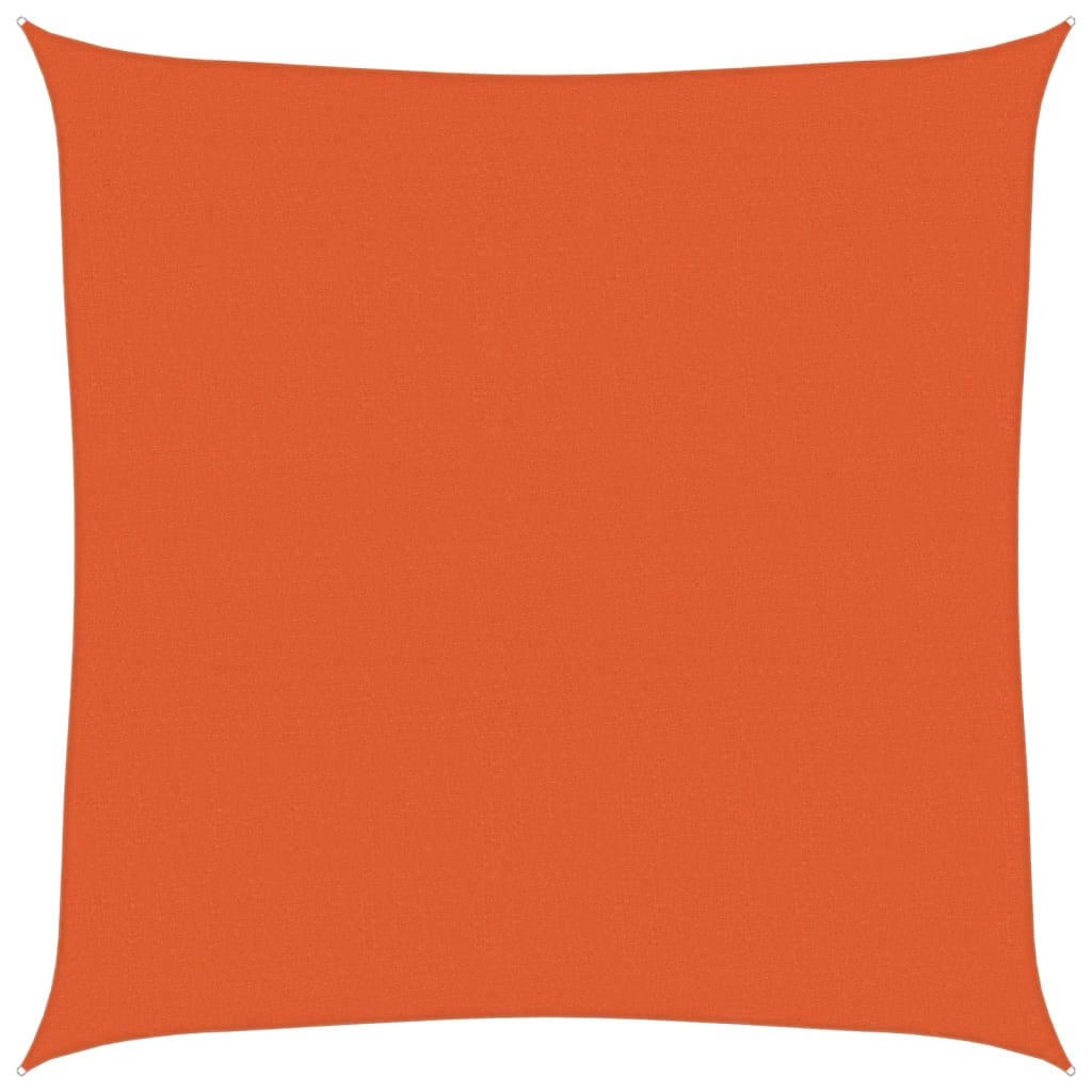 vidaXL Zonnezeil Vierkant 4x4m HDPE Oranje - 35% Korting! Nieuw!