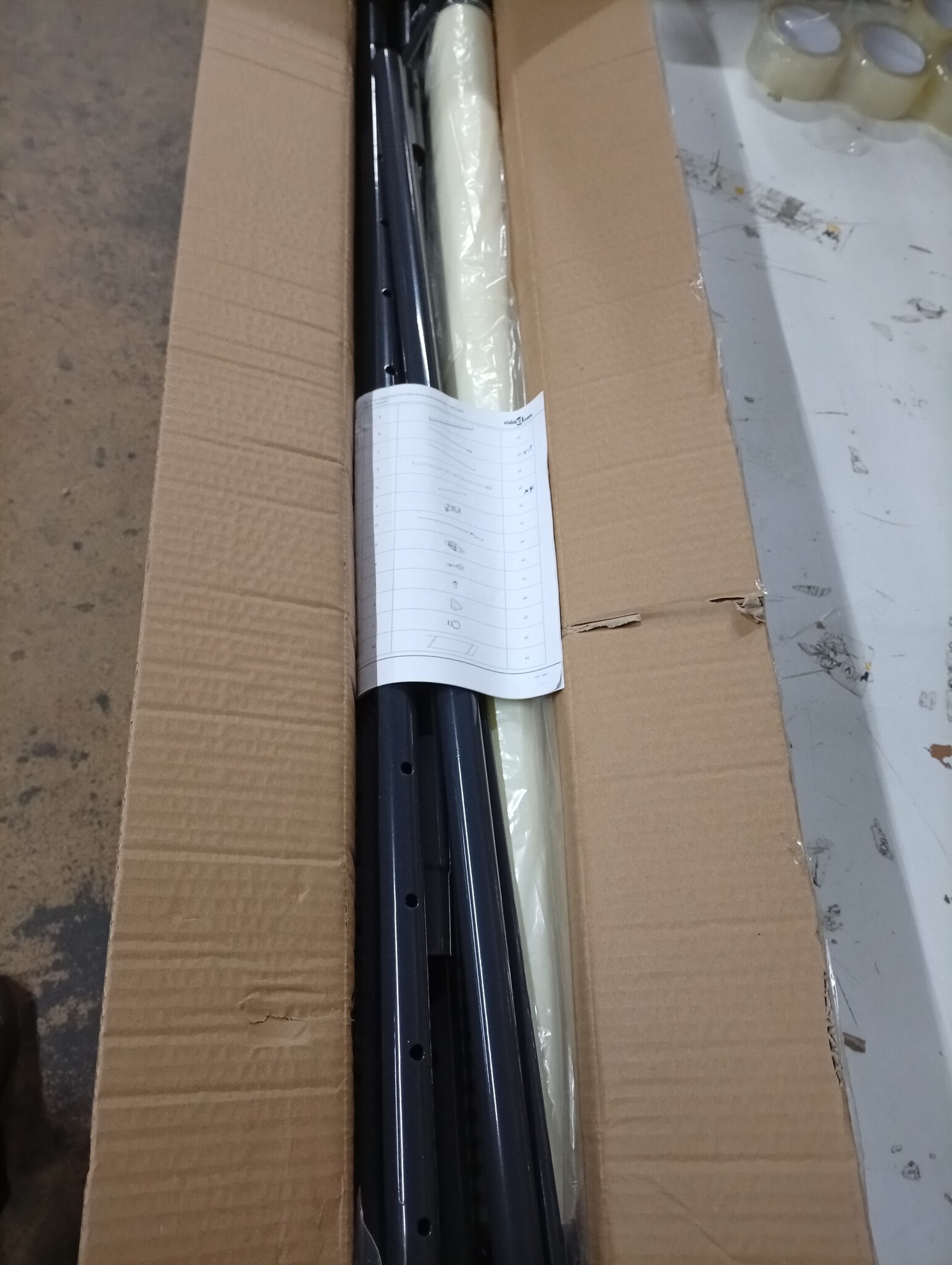 VidaXL Buitenrolgordijn 100x270 cm Crème - 60% Korting!