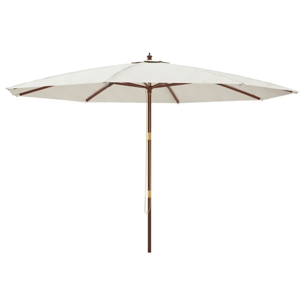 vidaXL Parasol 400x273cm Zandkleurig - 76% Korting! (Lichte Krasjes)