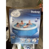 Bestway Fast Set Zwembad - 244x61cm Blauw | -56% Korting | Nog 1 op voorraad!