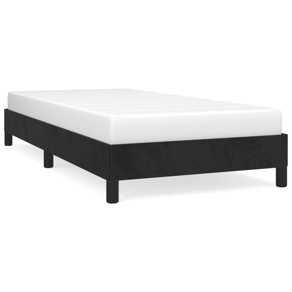 vidaXL Bedframe Fluweel Zwart 100x200 cm | 40% Korting! - Zo Goed Als Nieuw!